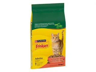 Ração gato Friskies vaca/frango 7,5 kg