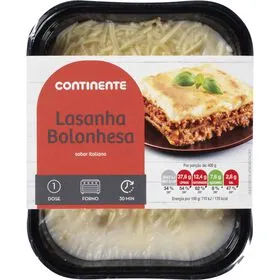 Lasanha Bolonhesa Continente