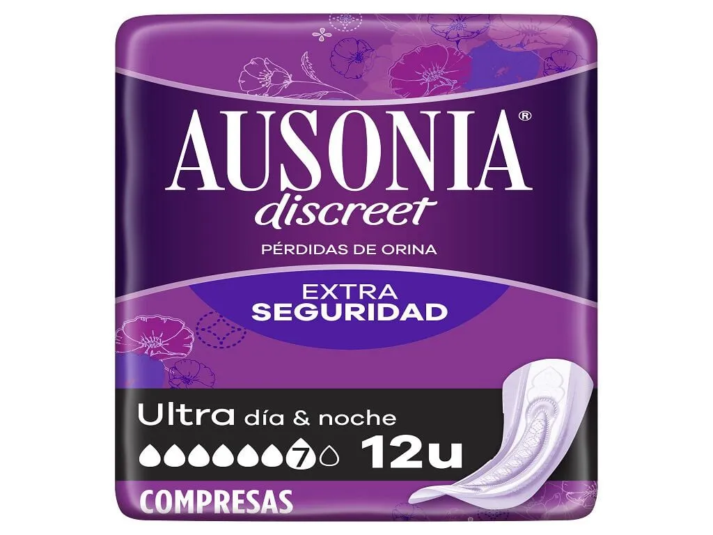 Pensos incontinência ultra dia e noite Ausonia discreet 12 un