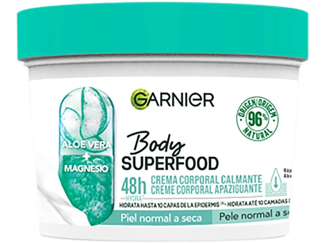 Creme corpo Garnier bodyfood aloe vera 380 ml