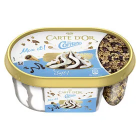 Gelado Chocolate Cornetto Soft Carte DOr