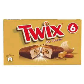 Gelado de Caramelo e Biscoito Twix