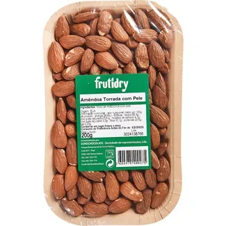 Amêndoa Torrada Com Pele embalagem 200 g - Frutidry