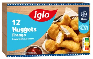 Nuggets de Frango Estilo Americano Congelados Capitão Iglo