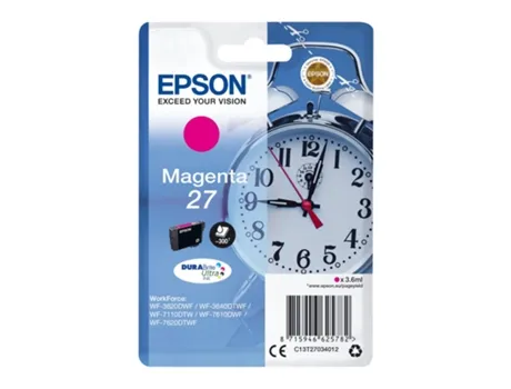 Tinteiro EPSON 27 C13T27034012 Magenta (C13T27034012)