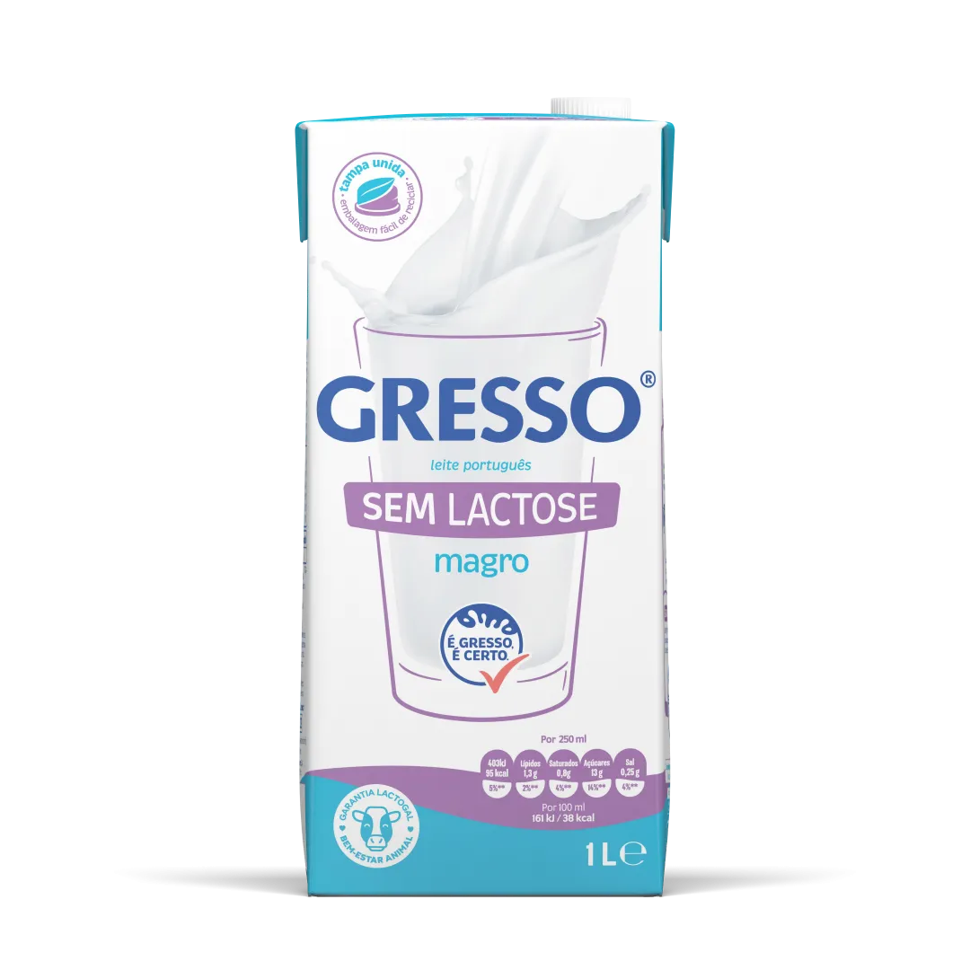 Leite UHT Magro sem Lactose