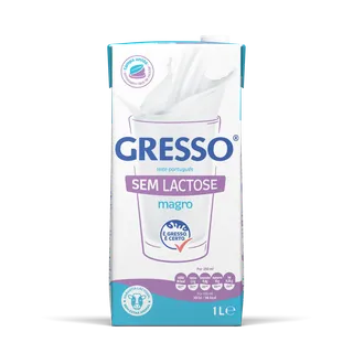 Leite UHT Magro sem Lactose Gresso