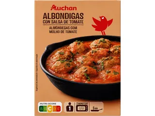 Almôndegas Auchan com molho tomate 300 g