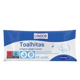 Toalhitas Lindor incontinência 40 unidades