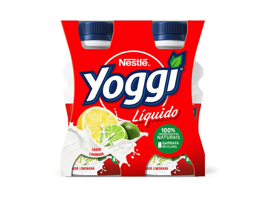 Iogurte Yoggi líquido limonada 4 x 160 g