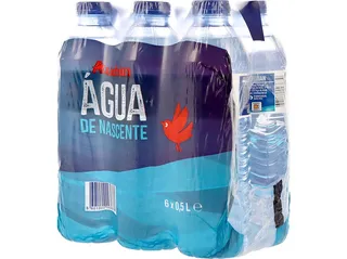 Água de nascente Auchan 6 x 0,5 L