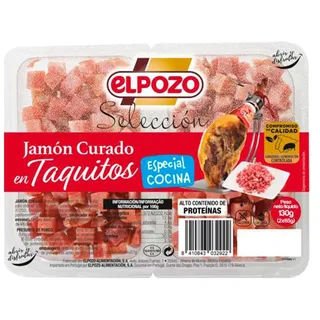 Presunto em Cubos, 2x65g Elpozo