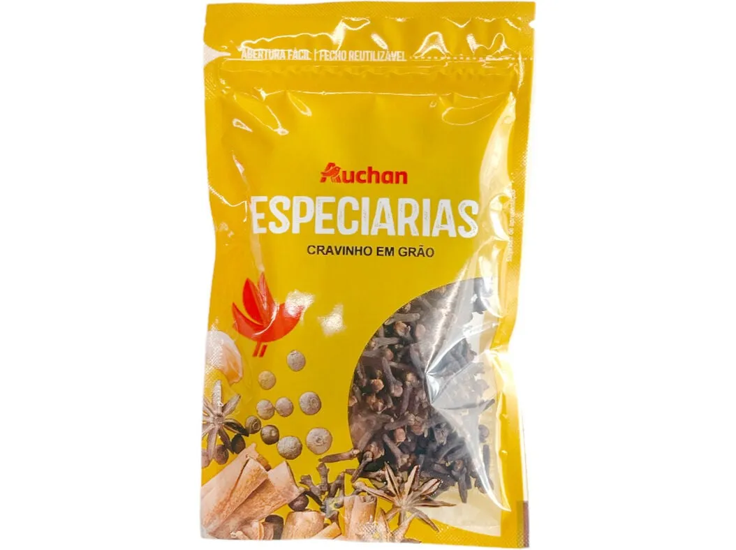 Cravinho Auchan em grão saquetas 35 g