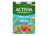Activia líquido bífidus 0% morango e kiwi 4x155 g