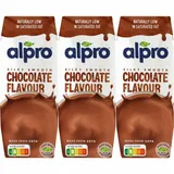 Bebida soja chocolate, embalagem de 3 x 250 ml