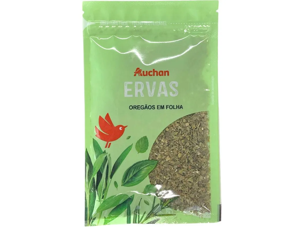 Oregãos Auchan em folha 8 g