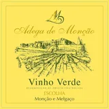 Vinho verde branco adega de monção escolha, garrafa de 750 ml