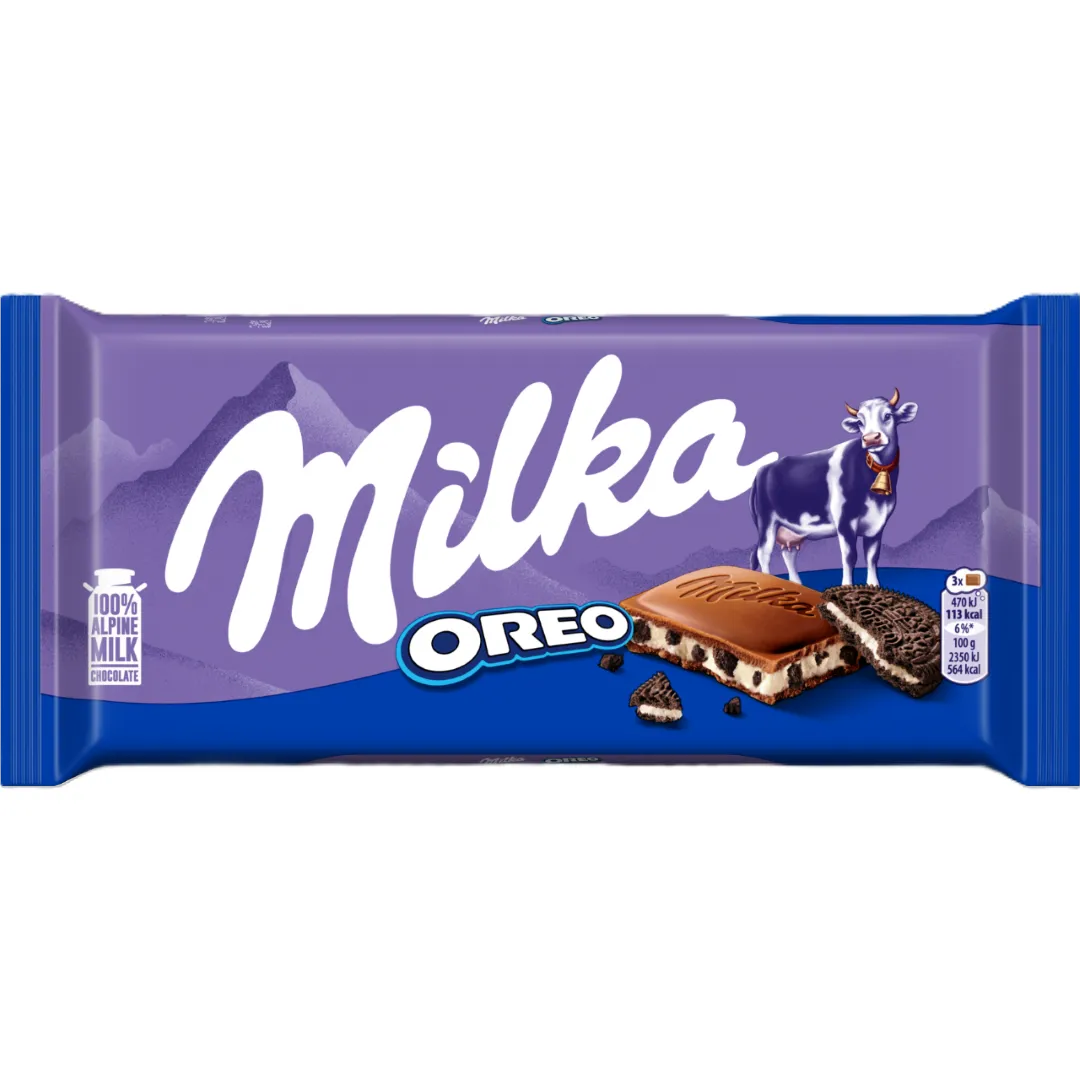 Tablete de Chocolate Milka Oreo