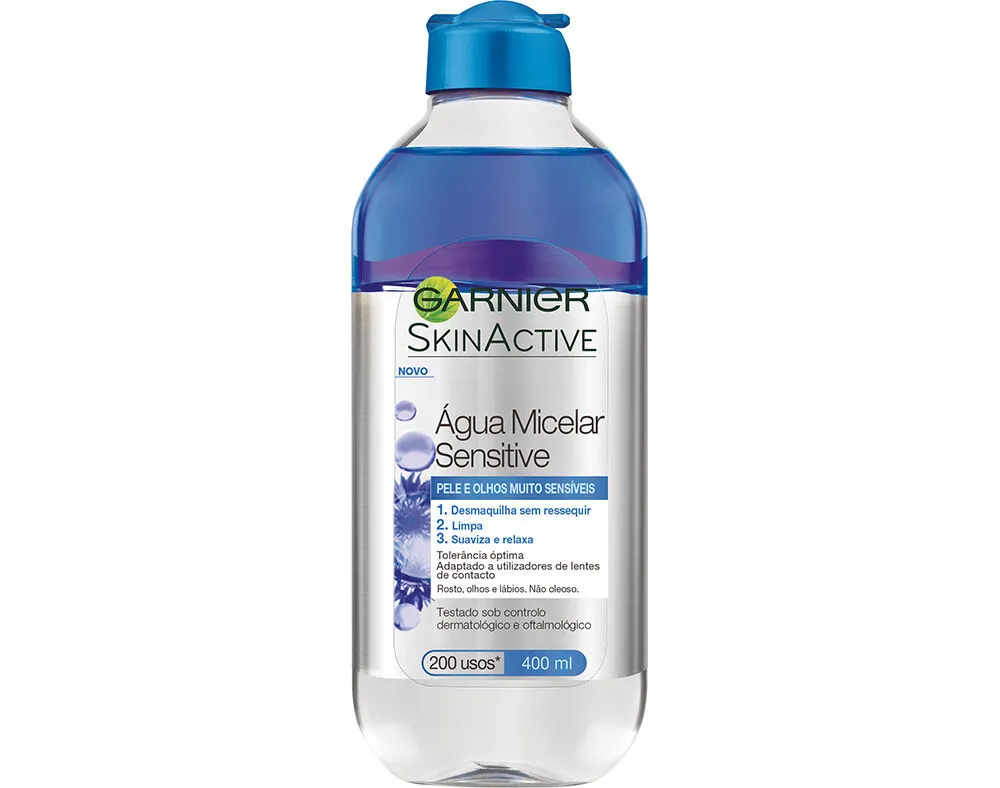 Água Garnier micelar skinactive olhos sensítive 400 ml