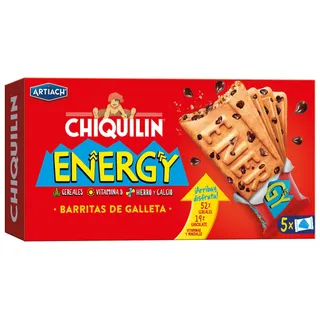 Bolachas chiquilin energy Artiach