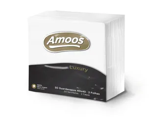 Guardanapos Amoos folha dupla 40 x 40cm 50un