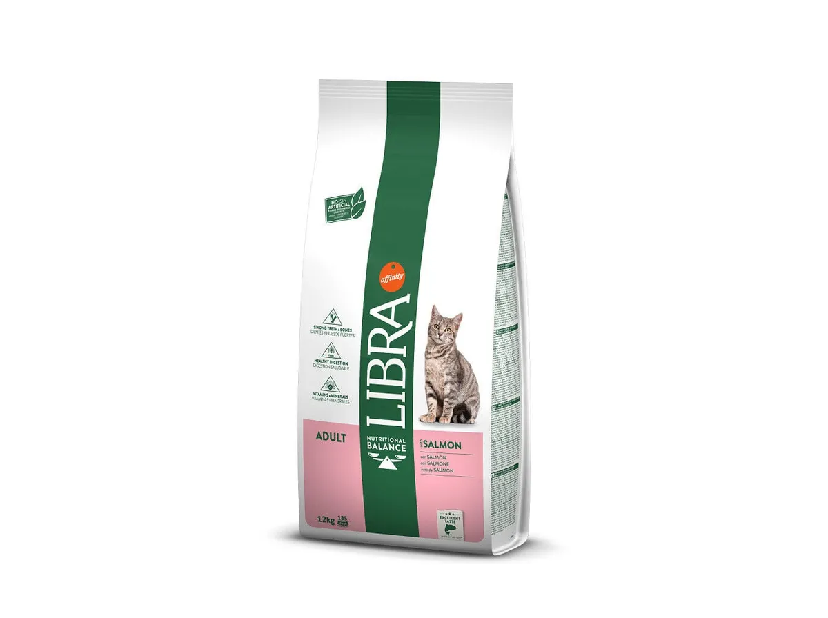Ração gato Libra adulto salmão 12 kg