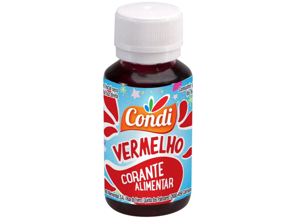 Corante líquido Condi vermelho 25 ml