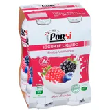 Iogurte Líquido Frutos Vermelhos 4x160g