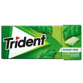 Pastilhas Elásticas Spearmint Trident