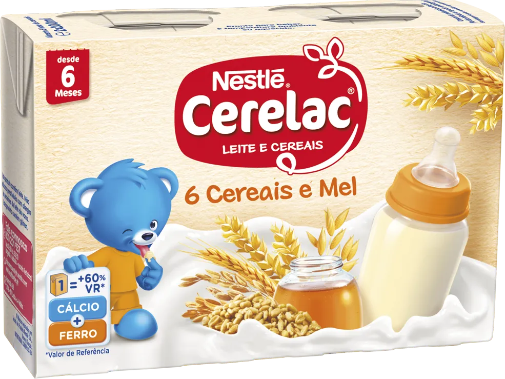 Leite e Cereais 6 Cereais e Mel