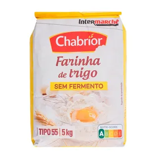 Farinha de Trigo Tipo 55 - sem Fermento 5 kg Chabrior
