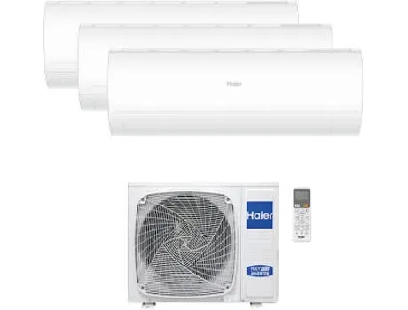 Ar Condicionado Multi-Split HAIER Tide Premium (9000+9000+9000 BTU - 18+18+18 m2 - Branco)