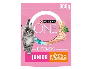 Ração para gato Purina ONE júnior com frango e arroz 800 g