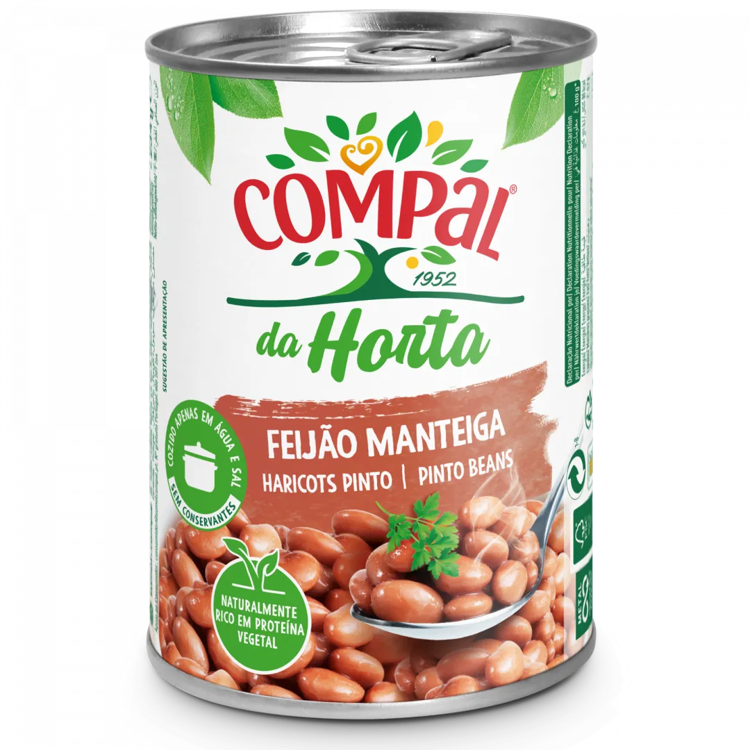 Feijão Manteiga Cozido em Lata