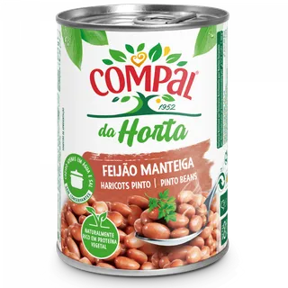 Feijão Manteiga Cozido em Lata Compal