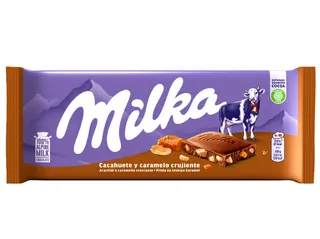 Chocolate Milka peanut caramel 90 g