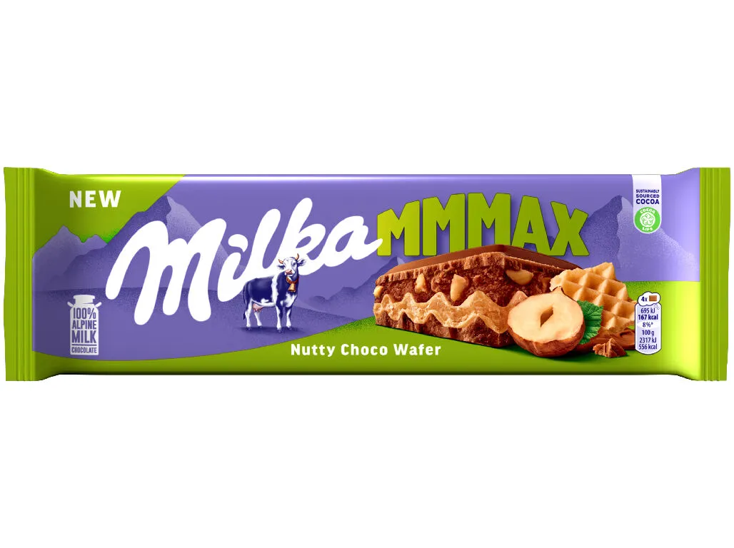 Chocolate Milka nutty choco&wafer 270 g