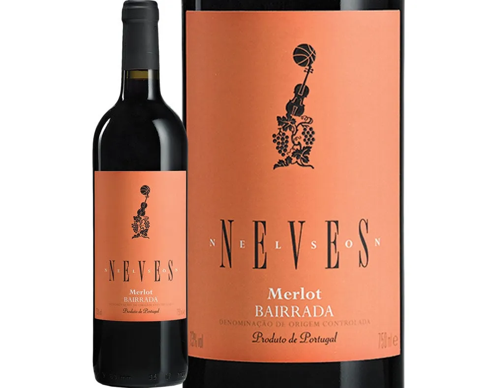 Vinho tinto Nelson Neves Merlot bairrada 0,75 L