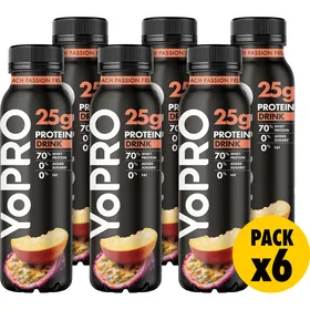 Iogurte Líquido Proteína Pêssego e Maracujá Yopro Danone