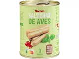 Salsichas aves Auchan lata 8 un 350(200)g