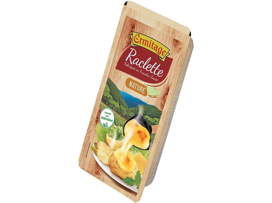 Queijo raclette Ermitage fatiado 200 g