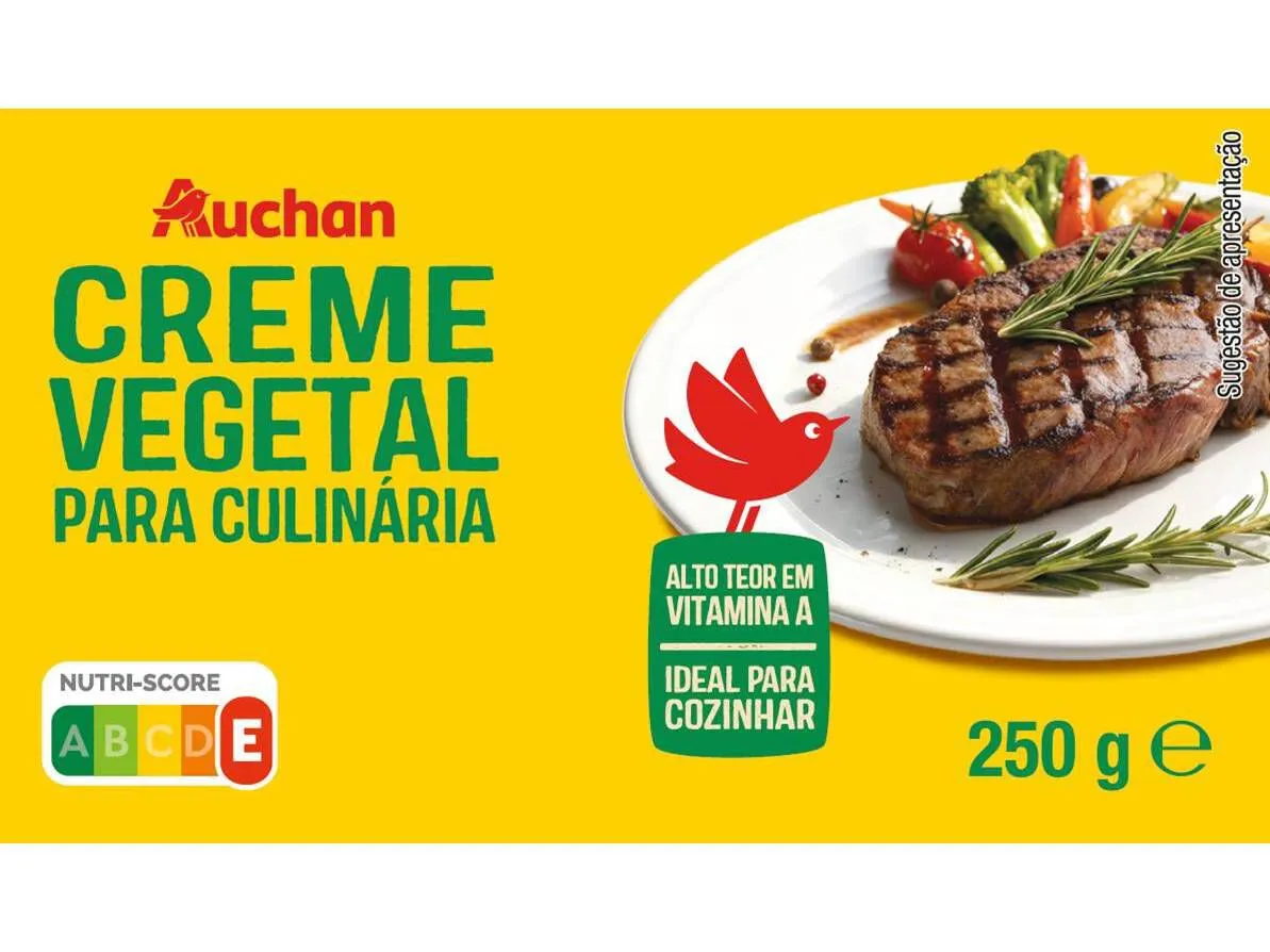 Creme vegetal Auchan culinário 250 g