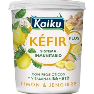 Kéfir Limão e Gengibre unidade 350 g - Kaiku