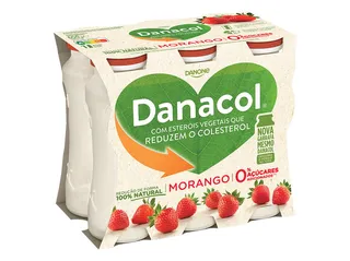 Danacol Danone líquido morango 6 x 100 g