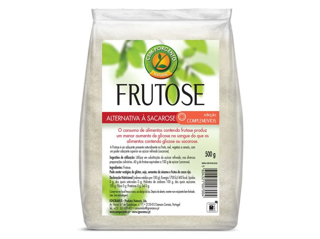 Adoçante natural CEM Porcento frutose 500 g