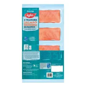 Tranches de Salmão Selvagem MSC Ultracongelado Iglo