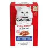 Comida húmida para gato seleção de peixes, embalagem de 300g