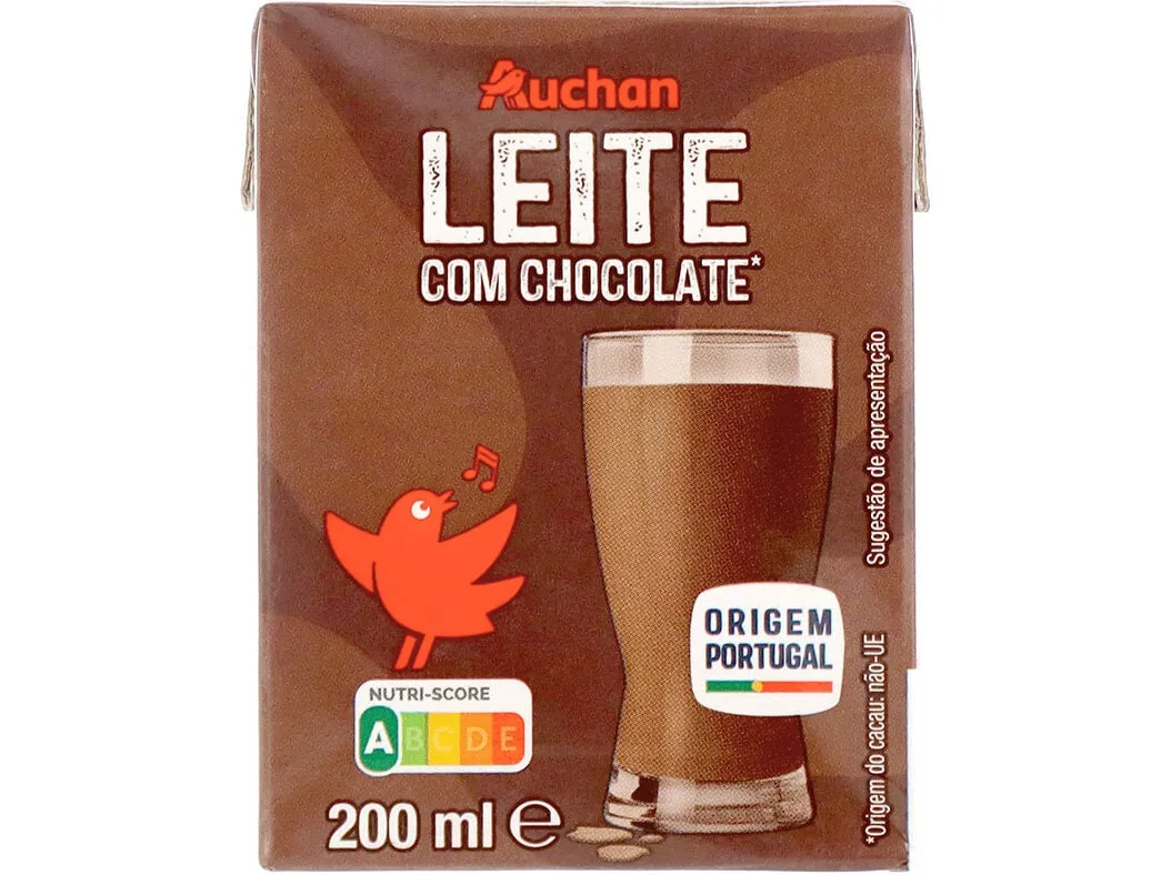 Leite com chocolate Auchan 200 ml
