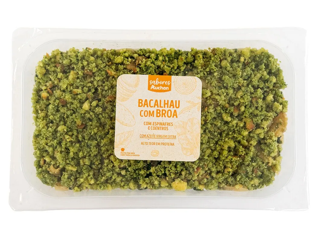 Bacalhau com broa Sabores Auchan 900 g