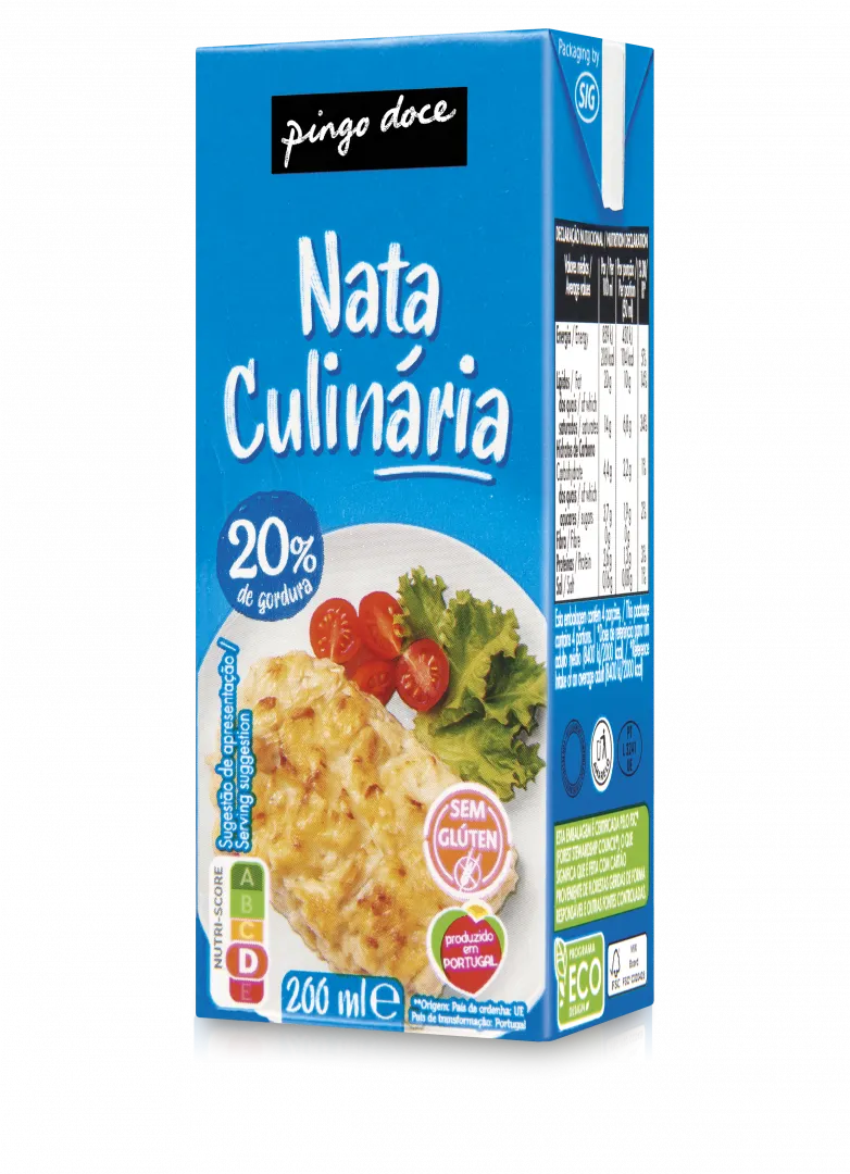 Natas UHT para Culinária